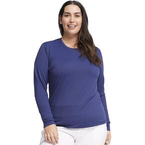 Infinity Women Long Sleeve Underscrub Knit Tee with Round Neckline and Center Back Length: 25 1/2"- CK782 in Kuwait