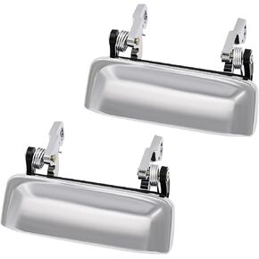 JDMON Chrome Metal Exterior Door Handle Replacement for Ford Ranger 1998-2011, Mazda B2300/B4000 2001-2010, B3000 2001-2008, B2500 2001 Left Driver Right Passenger Side Replacement for 2L5Z1022404BAA