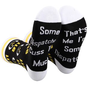 1 Pairs Dispatcher Socks 911 Dispatcher Gifts For Dispatcher Emergency Responder Gifts Police Dispatcher Gifts