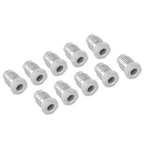 4LIFETIMELINES Steel Tube Nut, 3/16 (M11x1.5 Bubble), 10/bag