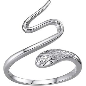 925 Sterling Silver Adjustable Rings for Women Teen Girls Silver Open Promise Ring Jewelry Mens Rings Couples Wedding Bands