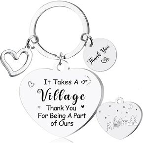 Thank You Gifts Appreciation Keychain - Inspirational Keyring for Women, Employee, Teacher, and Coworker for Thanksgiving