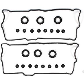 CNS Valve Cover Gasket Set w/Grommets & Spark Plug Tube Seals Compatible with 95-04 Toyota 3.4L 3378CC V6 DOHC, ENG.Code "5VZFE"