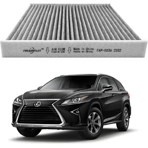 Freairpilot CF10074 Cabin Air Filter,Replacement For Lexus GS F,GS200t,GS300,GS350,GS450h,IS200t,IS250,IS300,IS350,IS500,RC F,RC200t,RC300,RC350;OEM# CF3345C,C59188C,CAF1726,XC10218C.