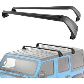Roof Rack Cross Bars for Jeep Wrangler JK JL Gladiator JT Cargo Crossbar 2007-2023