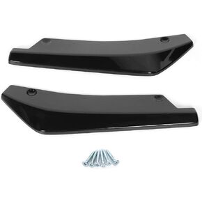Auto Front Bumper Lip, Universal Spoiler Carbon Fiber Texture Rear Bumper Lip Diffuser Splitter Deflector Splitters Diffuser Winglets