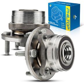 PHILTOP Front or Rear 512460 Wheel Hub Bearing for Police Interceptor Utility 2013-2020, Explorer 2011-2019, Non-ABS, 5 Lugs, 2 PCS
