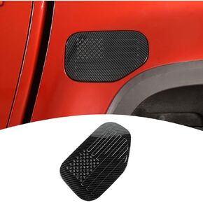 for Colorado Fuel Filler Door Gas Tank Cap Cover Trim Compatible with Colorado/GMC Canyon 2014-2022 Carbon Fiber Exterior Accessories US Flag
