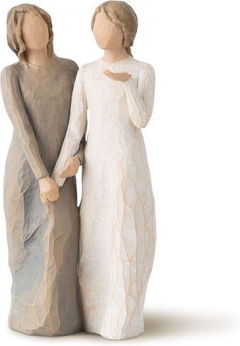 شجرة الصفصاف، أختي، صديقتي، تمشي معي. وعلى طول الطريق، سنشارك كل شيء، هدية للاحتفال بالصداقات الداعمة بين النساء والأخوات وزملاء العمل، شخصية منحوتة مرسومة يدويًا in Kuwait