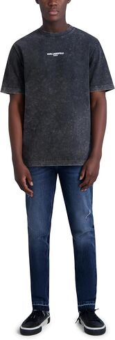 KARL LAGERFELD Men's Slim Fit Exposed Size Zip Pant in Saudi Arabia