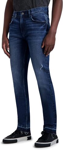 KARL LAGERFELD Men's Slim Fit Exposed Size Zip Pant in Saudi Arabia