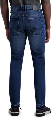 KARL LAGERFELD Men's Slim Fit Exposed Size Zip Pant in Saudi Arabia