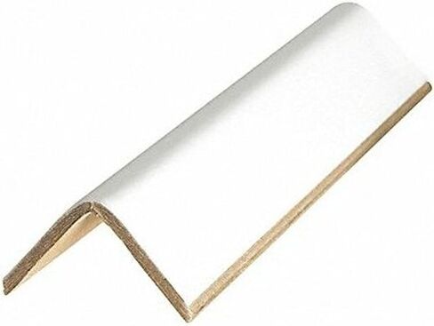 Aviditi Cased Edge Protector, 36" L x 2" W x 2" H, 0.225" Thick, White, Case of 70 (EP2236225BX) in Saudi Arabia
