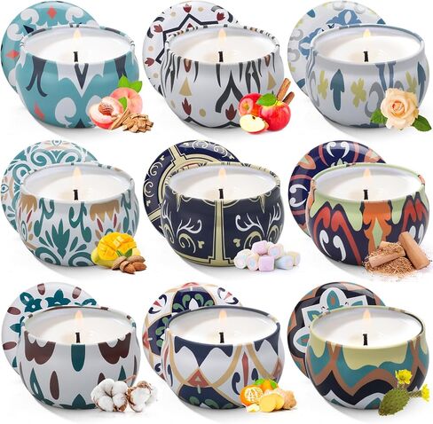 Scented Candles Clearance, 3 Pack Candles for Home Scented, 100 Hour Long Lasting Soy Candles, Valentines Day Candles Gifts for Women, Aromatherapy Candles Lavender | Orange Blossom | Mahogany Candle in Saudi Arabia