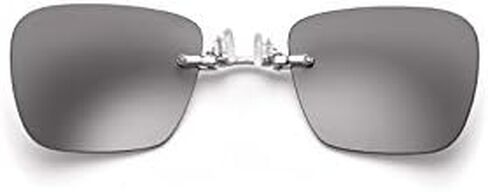 Retro Clip On Nose Rectangular Sunglasses Matrix Morpheus Movie rimless in Saudi Arabia
