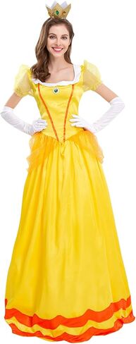 IBTOM CASTLE Women’s Princess Halloween Costume Adult Cosplay Dress Crown Birthday Carnival Party Fancy Dress Up Dance Gown in Saudi Arabia
