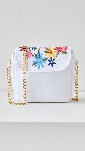Women's Linen Purse with Chain in Saudi Arabia