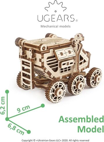 UGEARS NASA Saturn V Model Rocket Kit - Space Ship Model Kits for Adults - 3D Wooden Space Shuttle Building Puzzles - Rocketship Spacecraft 3D Wood Puzzle in Saudi Arabia