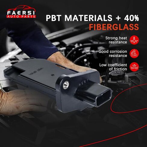 FAERSI Mass Air Flow Sensor Meter MAF استبدال #MAS0467، MAF0123، متوافق مع 2016-2017 Nissan Maxima 3.5L - V6، لـ 2015-2016 Nissan Pathfinder 3.5L - V6، لـ 2015-2018 Nissan Altima 3.5L - V6 in Kuwait