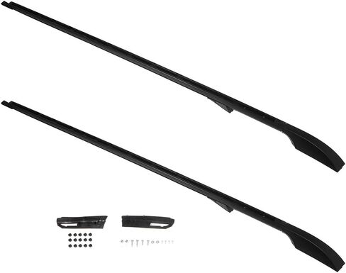 ECCPP Roof Rack Side Rails Compatible with 2005-2009 for Land Rover for LR3,2010-2016 for Land Rover for LR4 Black Rooftop Cargobar Carrier,Max Load 150LBS in Saudi Arabia