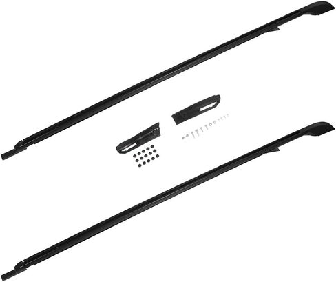 ECCPP Roof Rack Side Rails Compatible with 2005-2009 for Land Rover for LR3,2010-2016 for Land Rover for LR4 Black Rooftop Cargobar Carrier,Max Load 150LBS in Saudi Arabia