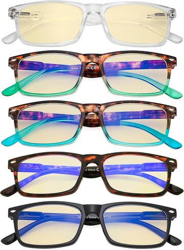 Eyekepper Multipack نظارات قراءة زرقاء اللون تحجب الضوء للنساء والرجال قراء نظارات الكمبيوتر in Kuwait