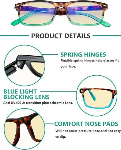 Eyekepper Multipack نظارات قراءة زرقاء اللون تحجب الضوء للنساء والرجال قراء نظارات الكمبيوتر in Kuwait