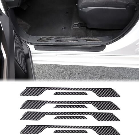 Car Front Seat Central Armrest Cup Holder Cup Panel Trim Sticker Compatible with Toyota Tundra/Sequoia 2022-2024 Real Carbon Fiber Center Console Cup Holder Decorative Frame Protect Cover Accessories in Saudi Arabia