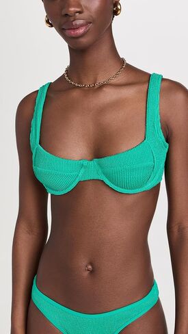 قميص بيكيني علوي من Good American Women's Always Fit Support Demi بيكيني in Kuwait