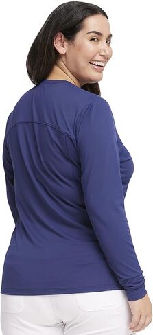 Infinity Women Long Sleeve Underscrub Knit Tee with Round Neckline and Center Back Length: 25 1/2"- CK782 in Kuwait