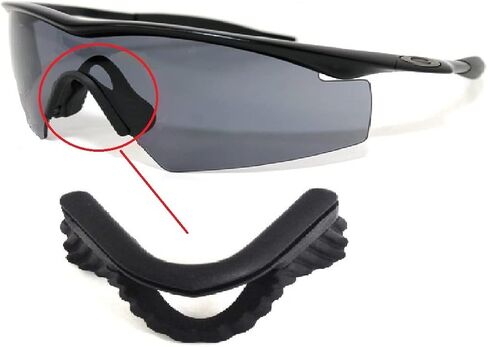 Galaxy Replacement Compatible Lenses + Nose Pad + Earsocks For Oakley M Frame Strike Polarized Black in Kuwait