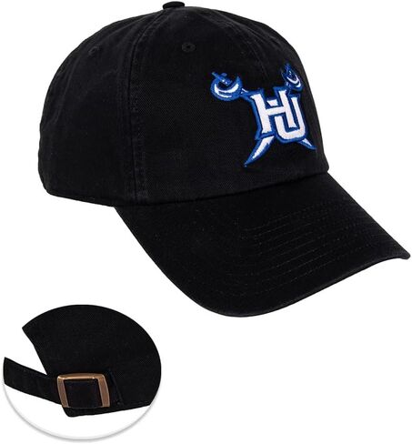 قبعة بيسبول جامعة ديزرت كاكتوس هامبتون فرجينيا بايرتس ذات حواف مطرزة، حزام قماش قابل للتعديل للبالغين (نمط C) أزرق in Kuwait