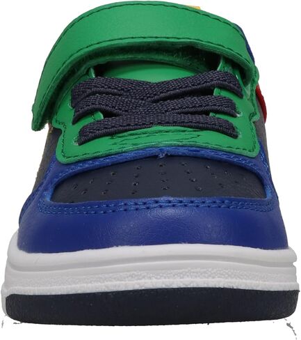 حذاء رياضي POLO RALPH LAUREN Kids MASTERSCOURT PS للأطفال الصغار باللون الأزرق الداكن/متعدد M090، مقاس 9 US للجنسين in Saudi Arabia