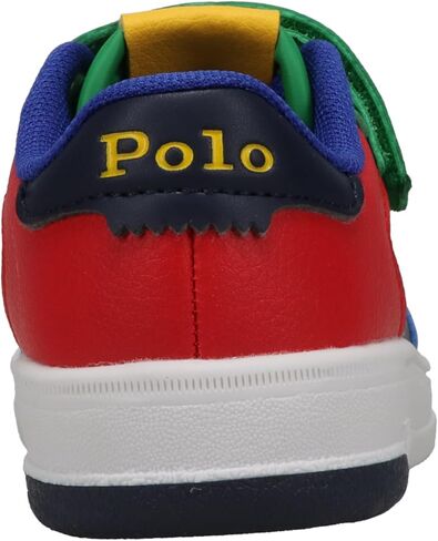 حذاء رياضي POLO RALPH LAUREN Kids MASTERSCOURT PS للأطفال الصغار باللون الأزرق الداكن/متعدد M090، مقاس 9 US للجنسين in Saudi Arabia