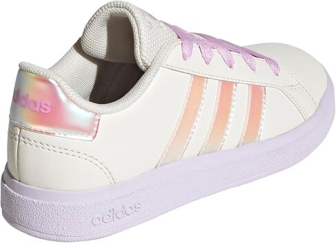 حذاء رياضي adidas Grand Court 2.0، أبيض/وردي بليس/وردي شفاف، 1 US للأطفال الصغار in Saudi Arabia