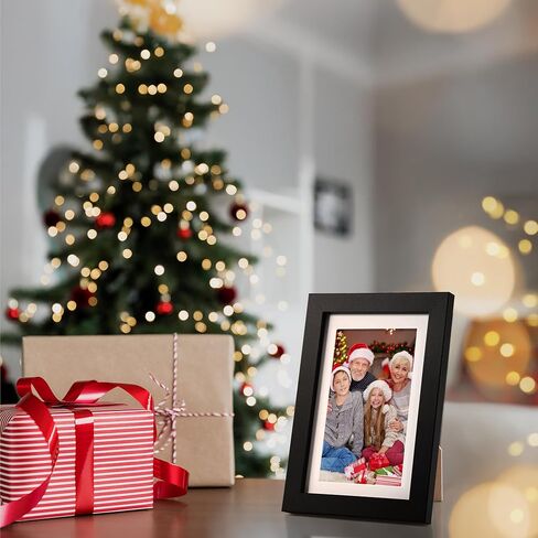 cozymood 4x6 Picture Frame Set of 2, Black Picture Frames 4x6 Photo Frame with Hd Plexiglass, Small Picture Frames 4 by 6 Picture Frame Matted to 3.5x5 Picture Frame, Desk Picture Frames for Office in Saudi Arabia