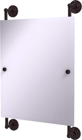 Allied Brass QN-27-92-SGL Que Rectangular Frameless Rail Mounted Mirror, Spanish Gold in Saudi Arabia