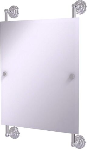 Allied Brass QN-27-92-SGL Que Rectangular Frameless Rail Mounted Mirror, Spanish Gold in Saudi Arabia