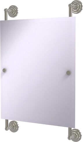 Allied Brass QN-27-92-SGL Que Rectangular Frameless Rail Mounted Mirror, Spanish Gold in Saudi Arabia