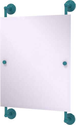 Allied Brass QN-27-92-SGL Que Rectangular Frameless Rail Mounted Mirror, Spanish Gold in Saudi Arabia