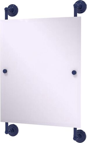 Allied Brass QN-27-92-SGL Que Rectangular Frameless Rail Mounted Mirror, Spanish Gold in Saudi Arabia