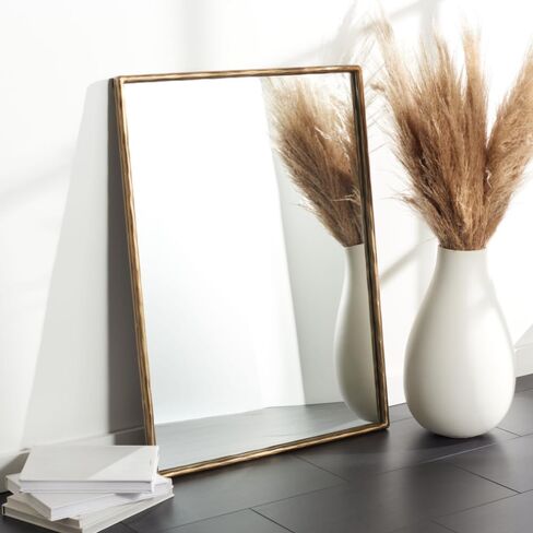 SAFAVIEH Generic Couture Collection Trish Brass مرايا معدنية مستطيلة مقاس 30 × 40 بوصة in Saudi Arabia