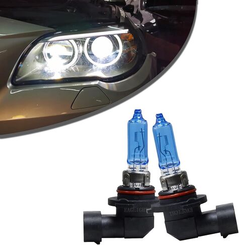 قطعتان من مصباح هالوجين H11 للسيارة، 12 فولت 100 وات، قابس وتشغيل مصباح الضباب فائق السطوع مع قاعدة بلاستيكية باكليت، استبدال ضوء زجاج الكوارتز للحماية من الأشعة فوق البنفسجية، عالمي لمعظم السيارات (أبيض) in Kuwait