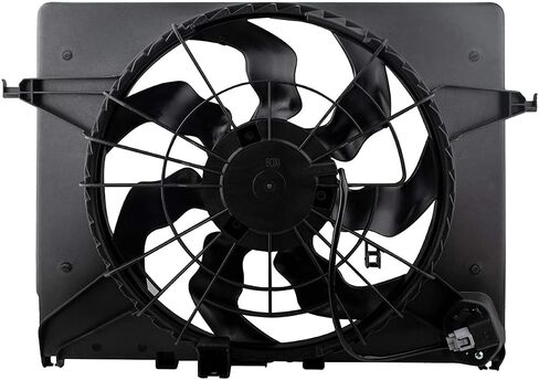 621-477 Engine Radiator Condenser Cooling Fan Assembly for Hyundai Sonata 2.4L 2011 2012, for Kia Optima 2.4L 2011 2012 2013 2014 253803Q170,253803R170 DYHA-5-088 KI3115136 622630 in Saudi Arabia