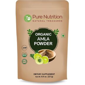 Pure Nutrition Amla Extract 1000mg. (Equivalent to 8000mg Amla Fruit Powder) Non GMO | 120 Veg Caps.
