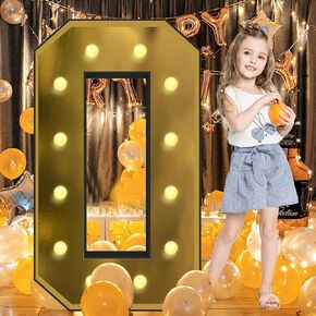 4FT Marquee Numbers, Light Up Numbers, Marquee Numbers 40, Black Gold Light Up Numbers for Party Decoration, Large Marquee Light Up Numbers can Be Used for Wedding, Birthday Party Decoration