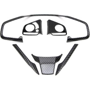Steering Wheel Cover Strip Trim for 10th Gen Honda Civic 2016 2017 2018 2019 2020 2021 Interior Steering Wheel Decoration Sticker Carbon Fiber Style