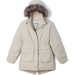 Columbia Youth Girls Nordic Strider II Jacket, Dark Stone, Large