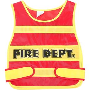 VALICLUD Children Fire Uniform, Kids Firefighter Vest, Cosplay Firefighter Vest, Children Firefighter Vest Career Cosplay for Kids Toddler
