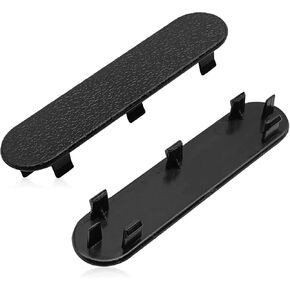 1 Pair Door Panel Handle Plug Screw Cover Trim, Automotive Interior Door Handles, Compatible with Chevy Corvette C5 1997-2004 Year, for 10279471, Black